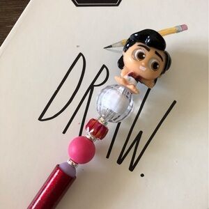 Disney Doorables: Aladdin: Aladdin handmade beaded pen